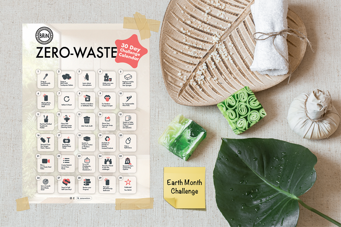 Earth Month Challenge: How to Switch to a Zero-Waste Bathroom in 30 Days